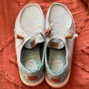 Hey Dude Women's Wendy Heathered Tropical Blue shoes